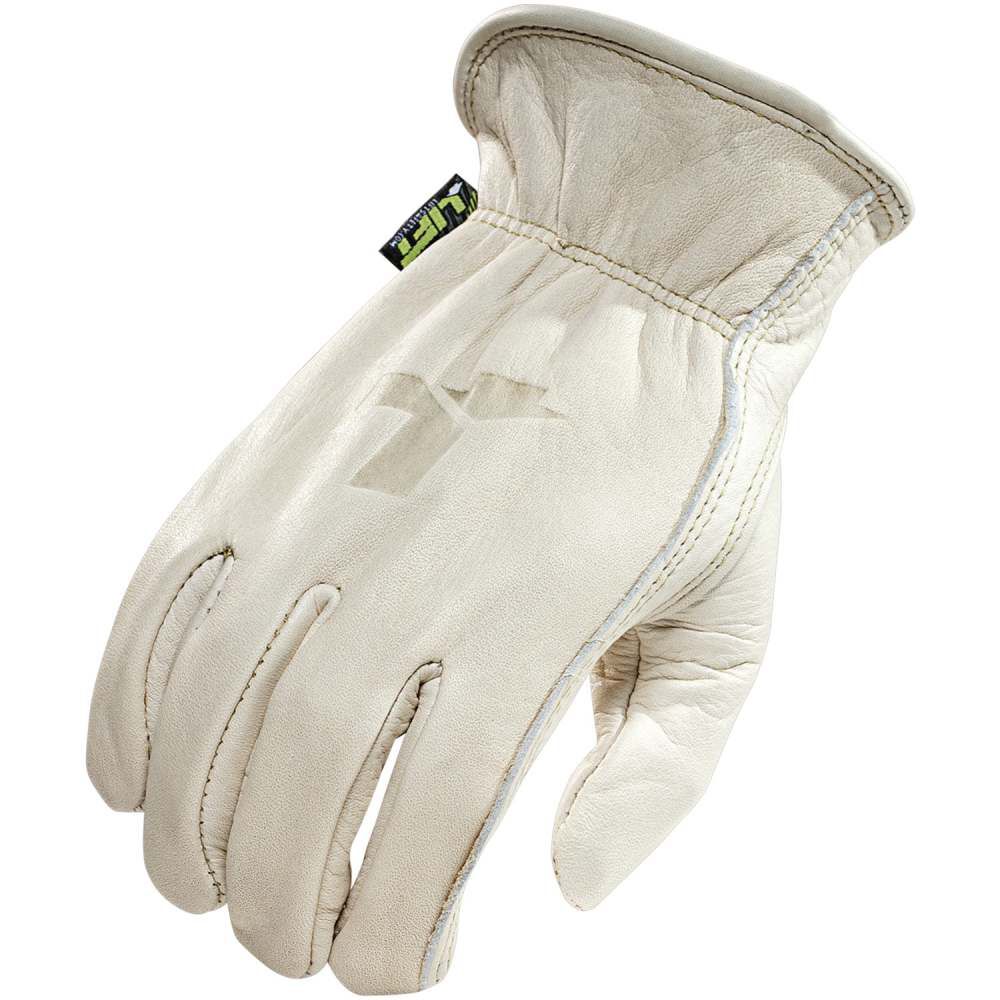 Gloves Top-Grain Cowhide Leather 8 Seconds Large Off-White G8S-6SL