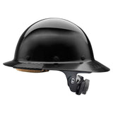 Hard Hat DAX Black Fiber Resin Full Brim HDF-15KG