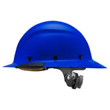 Hard Hat DAX Blue Fiber Resin Full Brim HDF-21BL