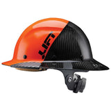 Hard Hat DAX FIFTY50 Orange/Black Carbon Full Brim HDF50C-19OC