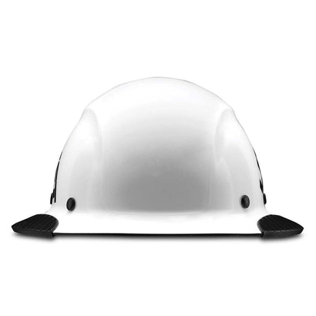 Safety Hard Hat DAX FIFTY50 White/Black Camo Carbon FullBrim HDF50C-20CK
