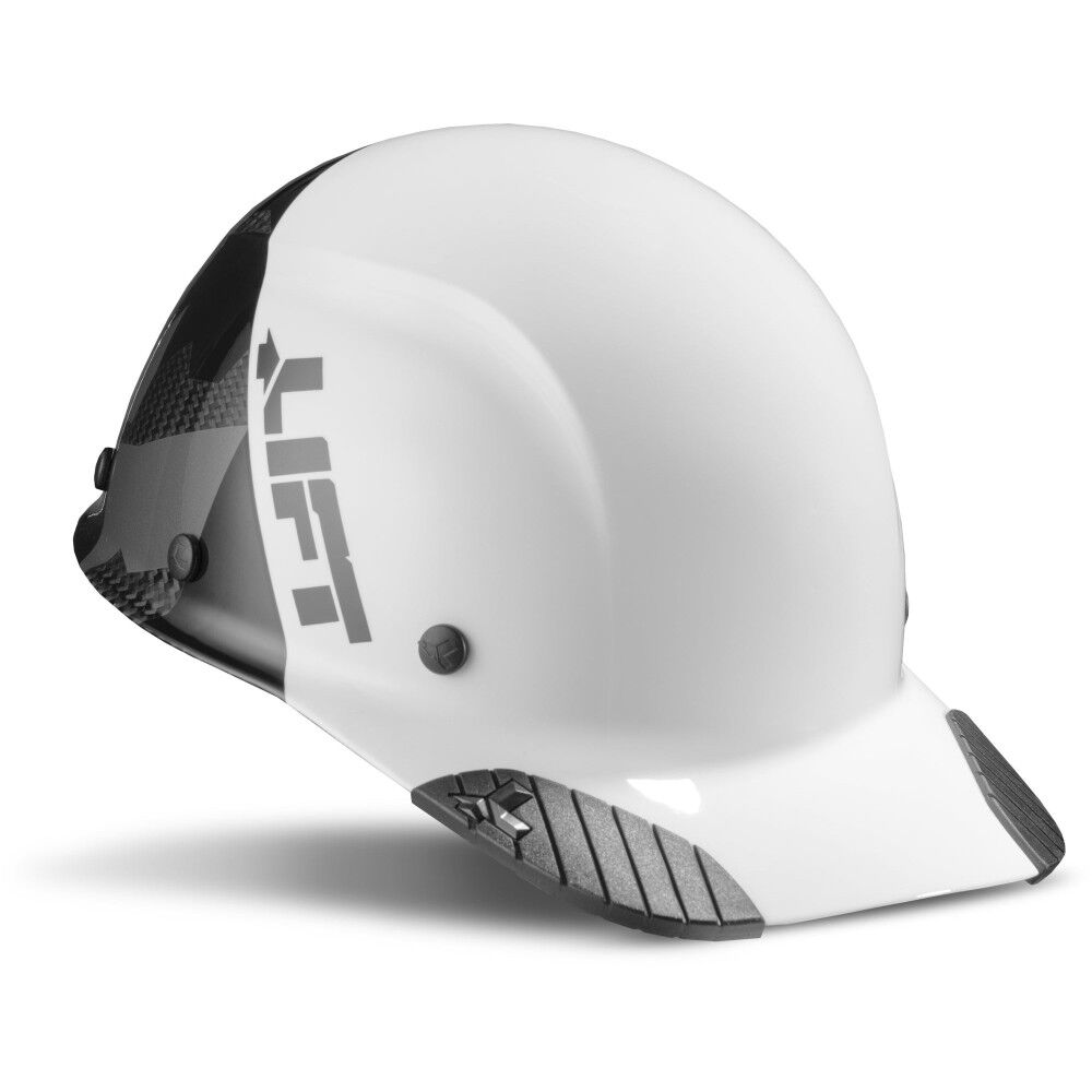 Hard Hat DAX FIFTY50 White/Black Camo CarbonFiber Cap HDC50C-20CK