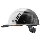 Hard Hat DAX FIFTY50 White/Black Carbon Fiber Cap HDC50C-19WC