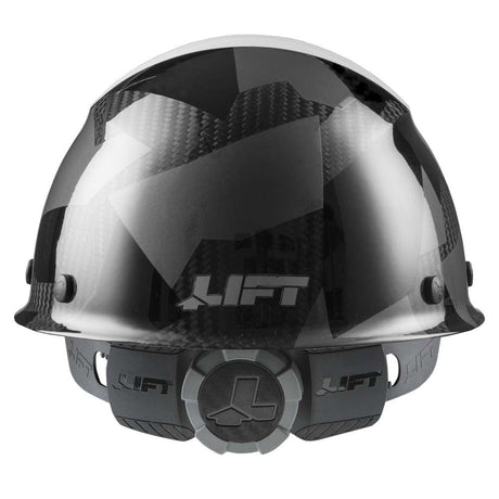 Hard Hat DAX Full Black Camo Carbon Fiber Cap Style HDCC-20CK