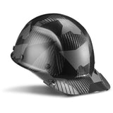 Hard Hat DAX Full Black Camo Carbon Fiber Cap Style HDCC-20CK