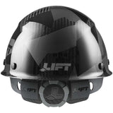 Hard Hat DAX Full Black Camo Carbon Fiber Cap Style HDCC-20CK