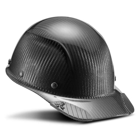 Hard Hat DAX Gloss Black Carbon Fiber Cap Style HDCC-17KG