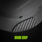 Hard Hat DAX Gloss Black Carbon Fiber Full Brim HDC-15KG