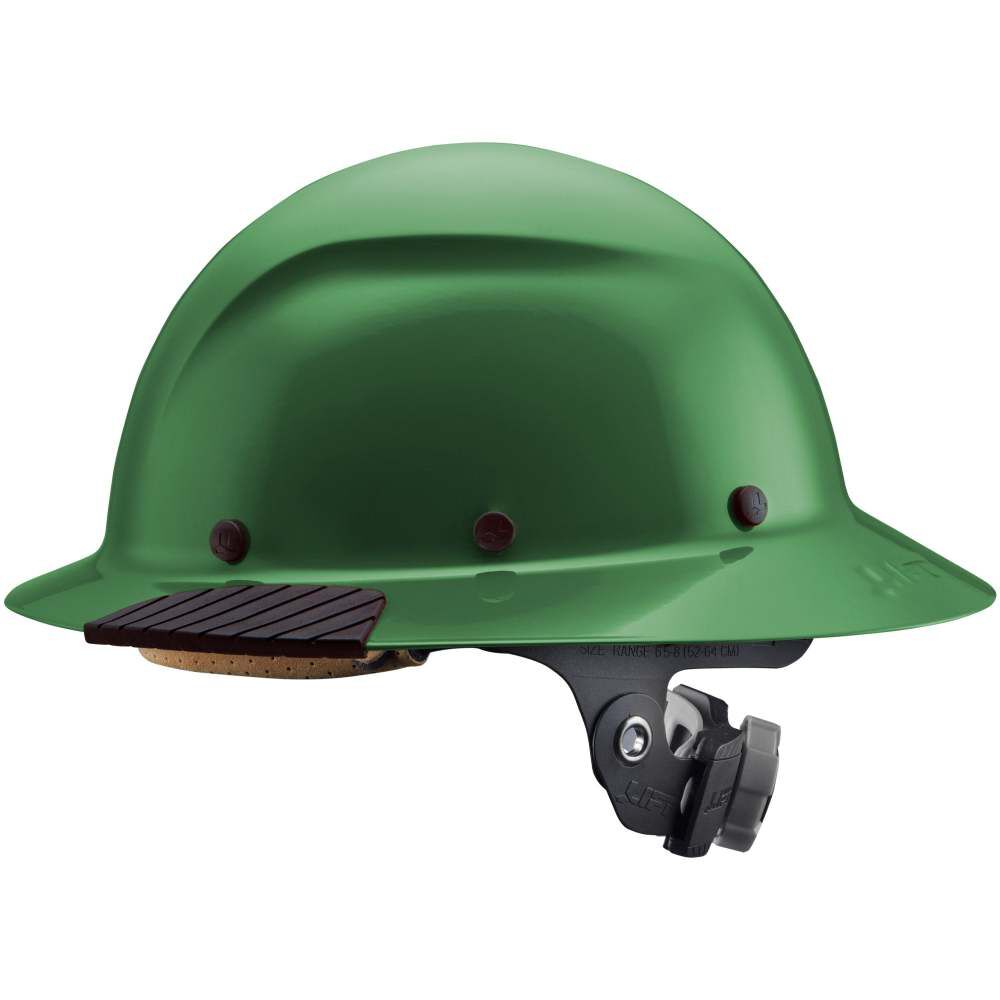 Hard Hat DAX Green Fiber Resin Full Brim HDF-19GG