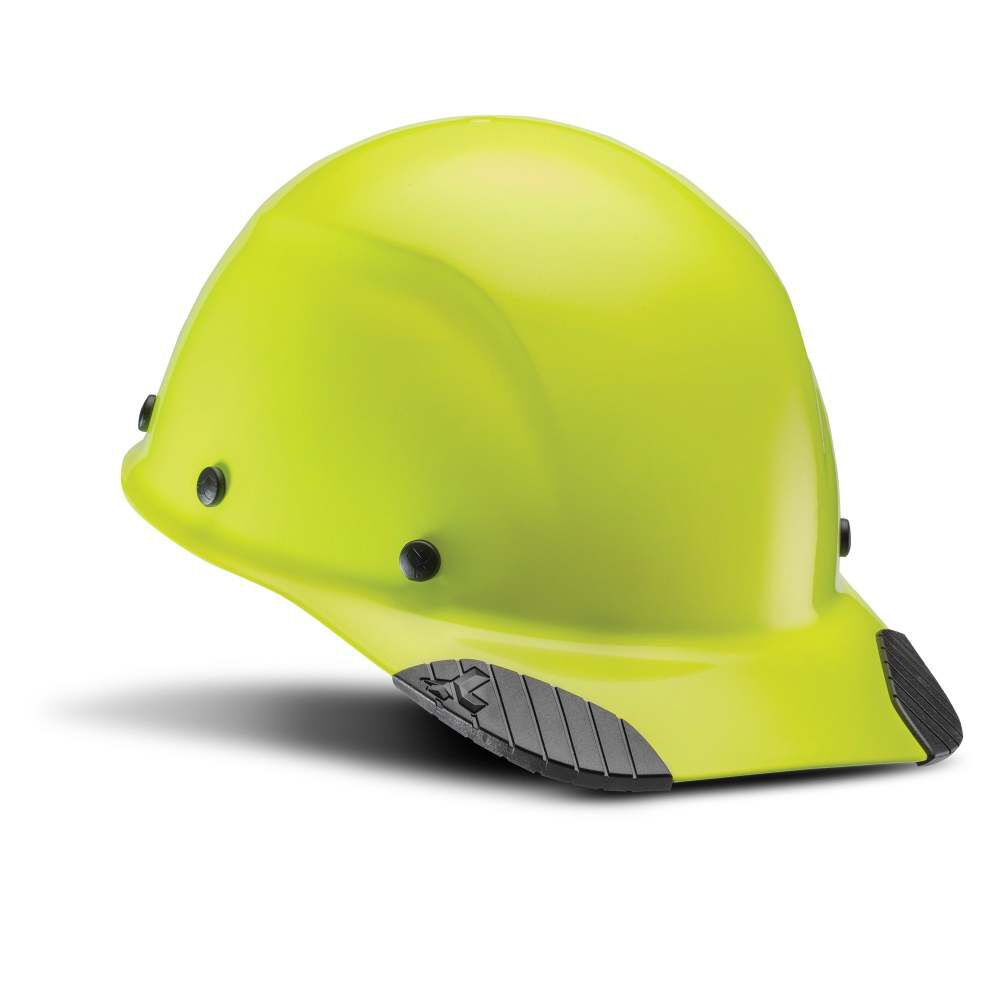 Hard Hat DAX Hi-Viz Yellow Fiber Resin Cap Style HDFC-18HV