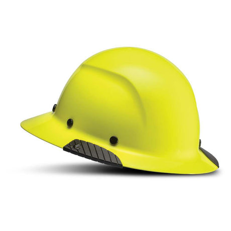 Hard Hat DAX Hi-Viz Yellow Fiber Resin Full Brim HDF-18HV