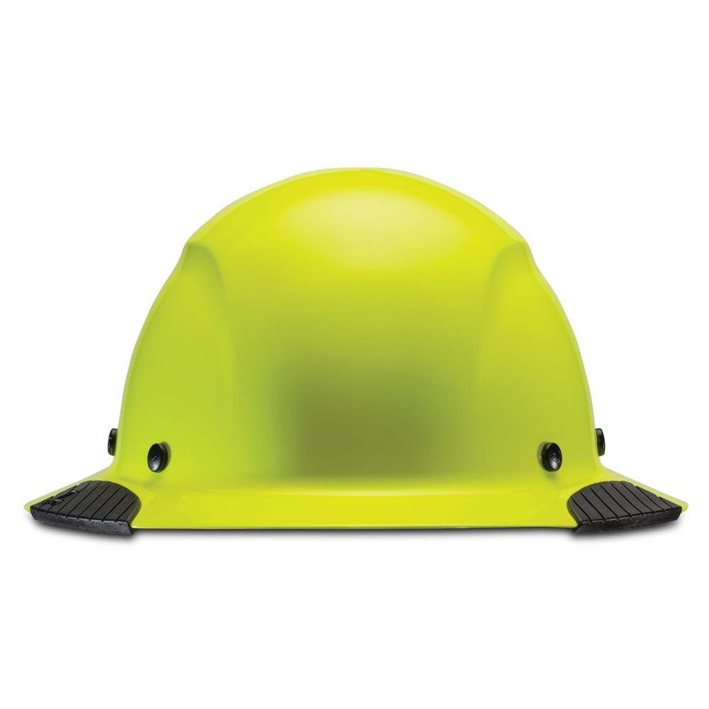 Hard Hat DAX Hi-Viz Yellow Fiber Resin Full Brim HDF-18HV