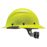 Hard Hat DAX Hi-Viz Yellow Fiber Resin Full Brim HDF-18HV