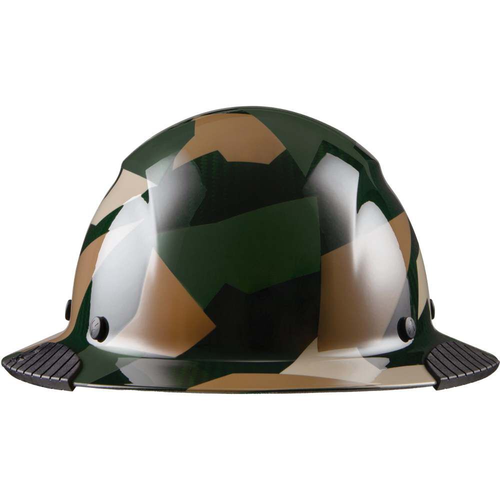 Hard Hat DAX Jungle Camo Carbon Fiber Full Brim HDC-20CJ