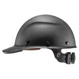 Hard Hat DAX Matte Black Carbon Fiber Cap Style HDCM-17KG