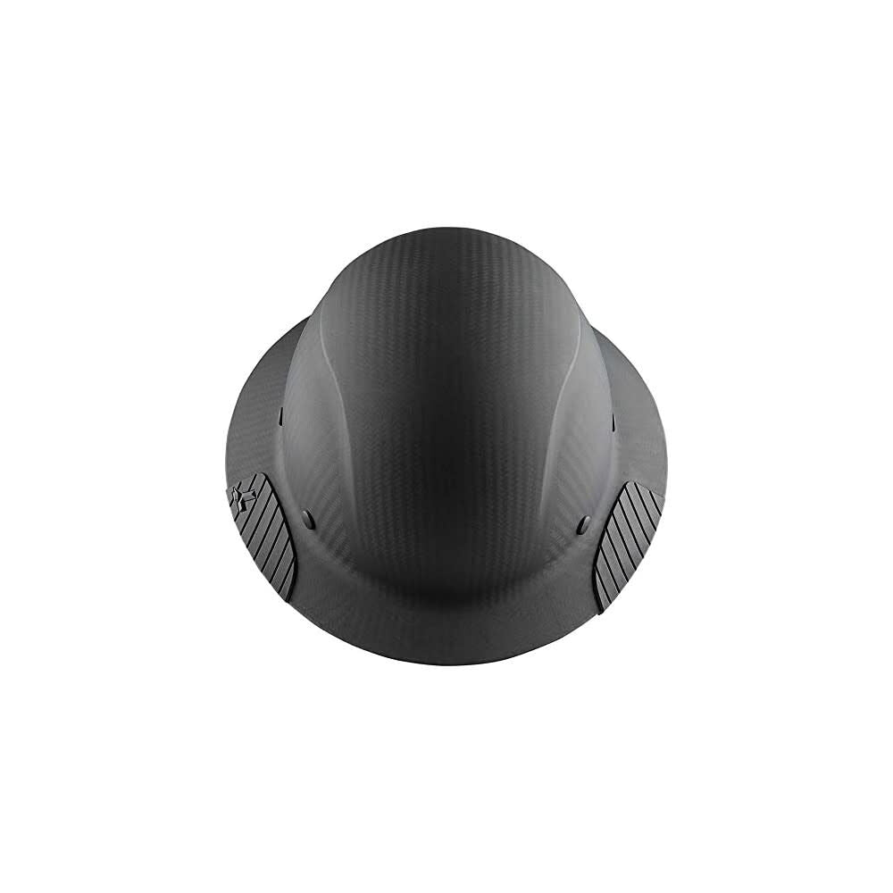 Hard Hat DAX Matte Black Carbon Fiber Full Brim HDFM-17KG