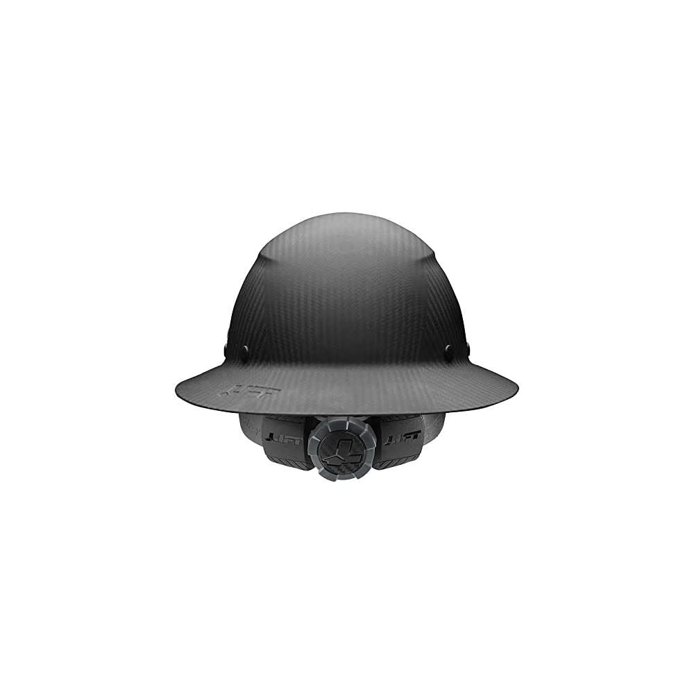 Hard Hat DAX Matte Black Carbon Fiber Full Brim HDFM-17KG