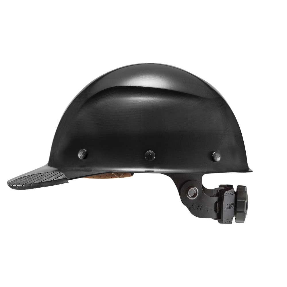 Hard Hat DAX Matte Black Fiber Resin Cap Style HDFC-17KG