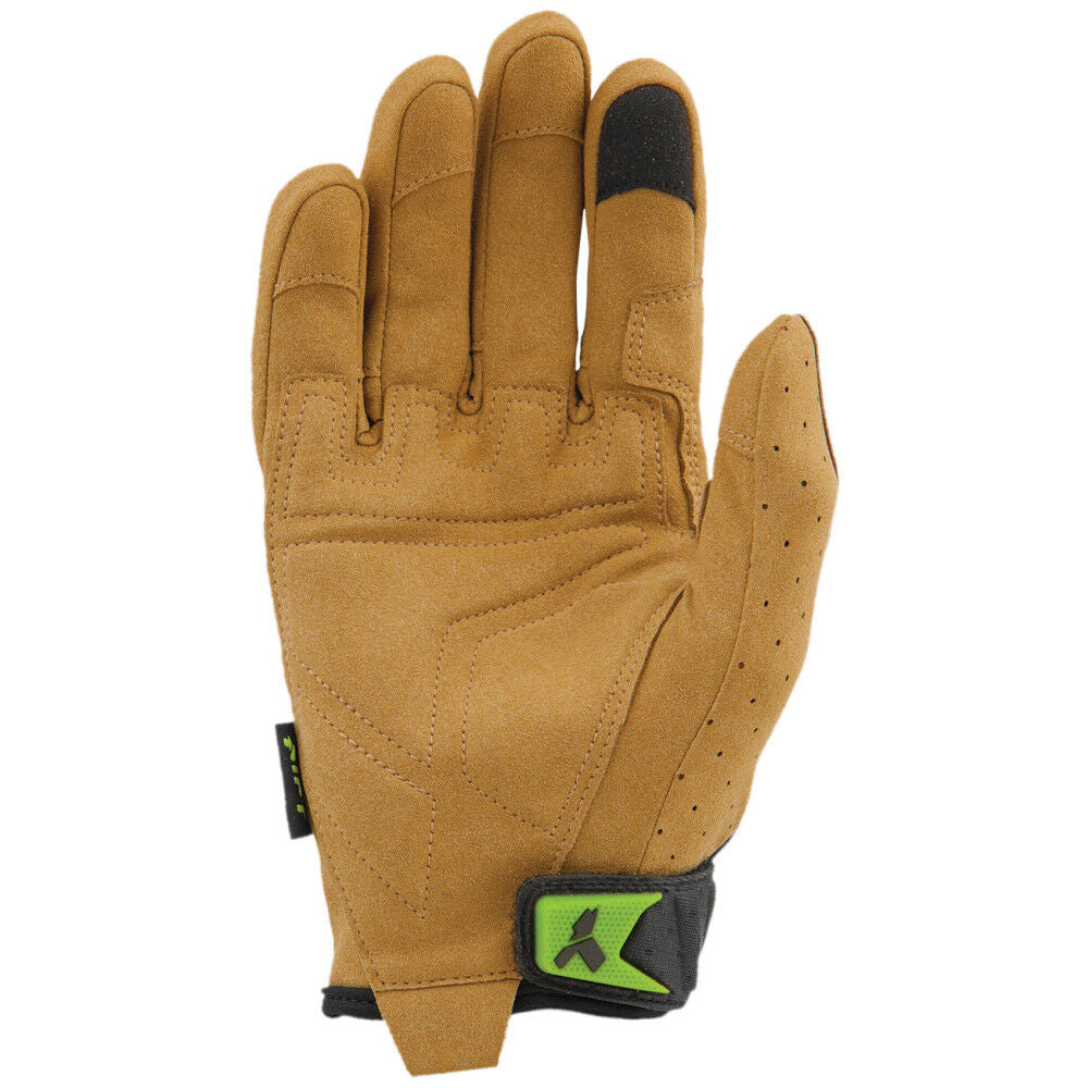 Pro Series Synthetic Leather Grunt Work Gloves Brown Large GGT-17BRBRL