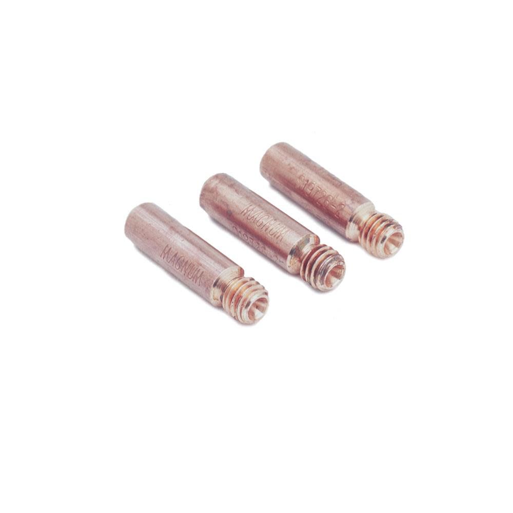 10-Pack Contact Tip, Copper, 0.035 in Welding Wire, Tweco Style, Compatible with Century and Marquette Welders KH712