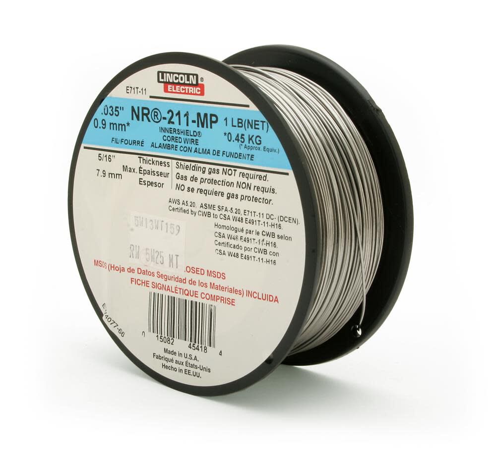 1-lb 0.035-in All Positions Flux Wire ED030584