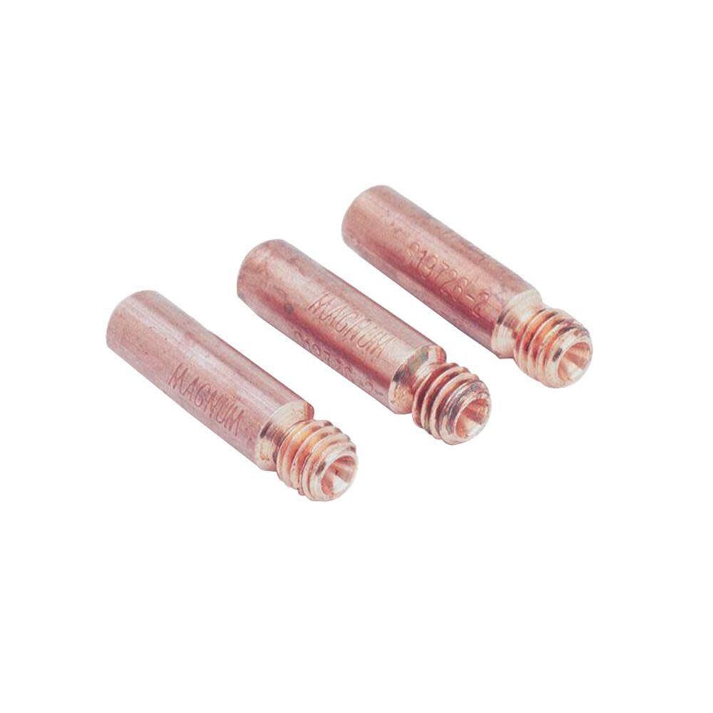 0.025 Wire Feed Welder Contact Tips - 10 pack, Copper, Tweco Style, Compatible with Century, , and Marquette Welders KH710