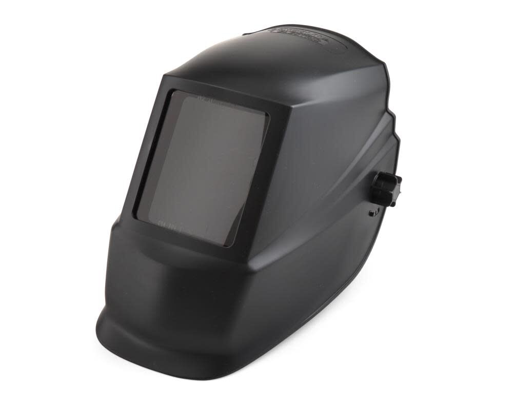 Black Shade 10 Passive Welding Helmet, Large Viewing Area, Lightweight, Cheater Lens Compatible K2800-1