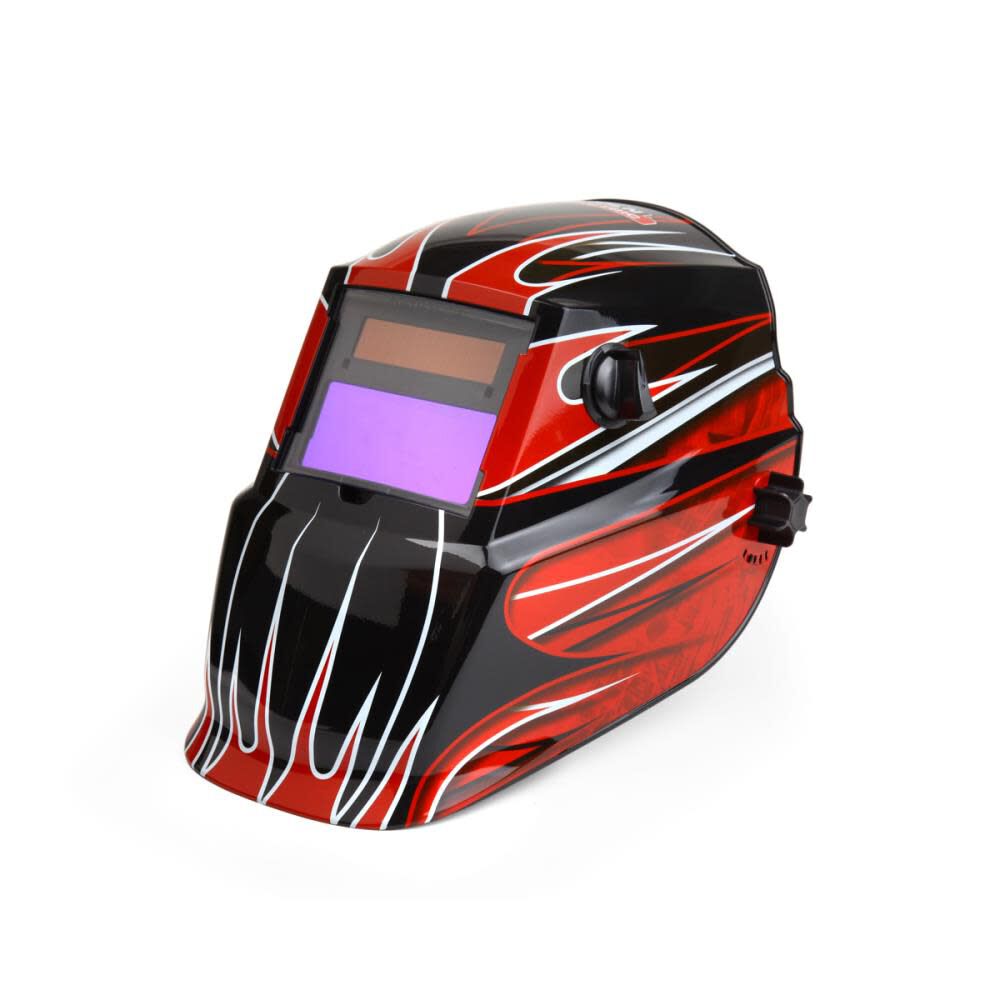 Red Fierce Auto Darkening Welding Helmet K3063-1