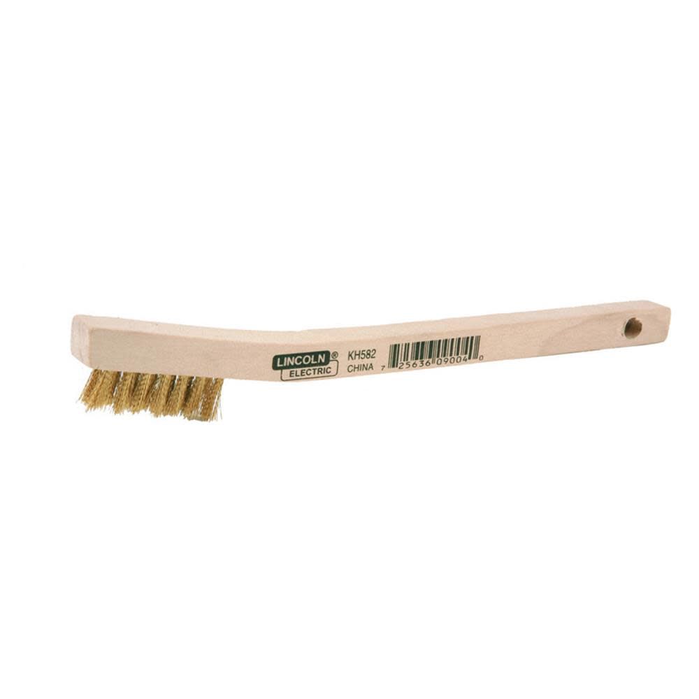 Small brass bristle wire brush 3x7 KH582