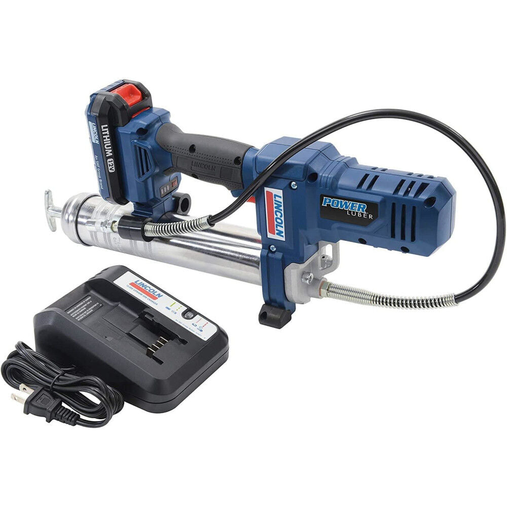 PowerLuber 12V Li-Ion Battery Powered Grease Gun Kit 1264