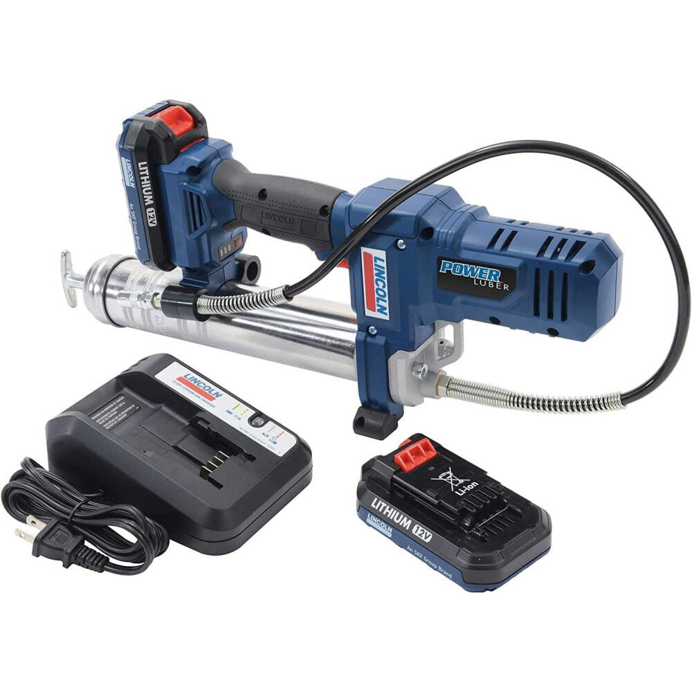 PowerLuber 12V Li-Ion Battery Powered Grease Gun Kit 1264