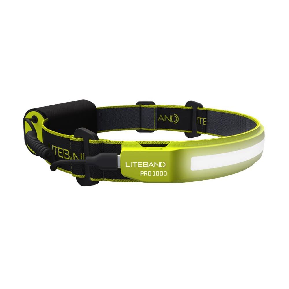 PRO 1000 Lumens Headlamp LED Hi-Vis Yellow Rechargeable LBP1000-L34HV