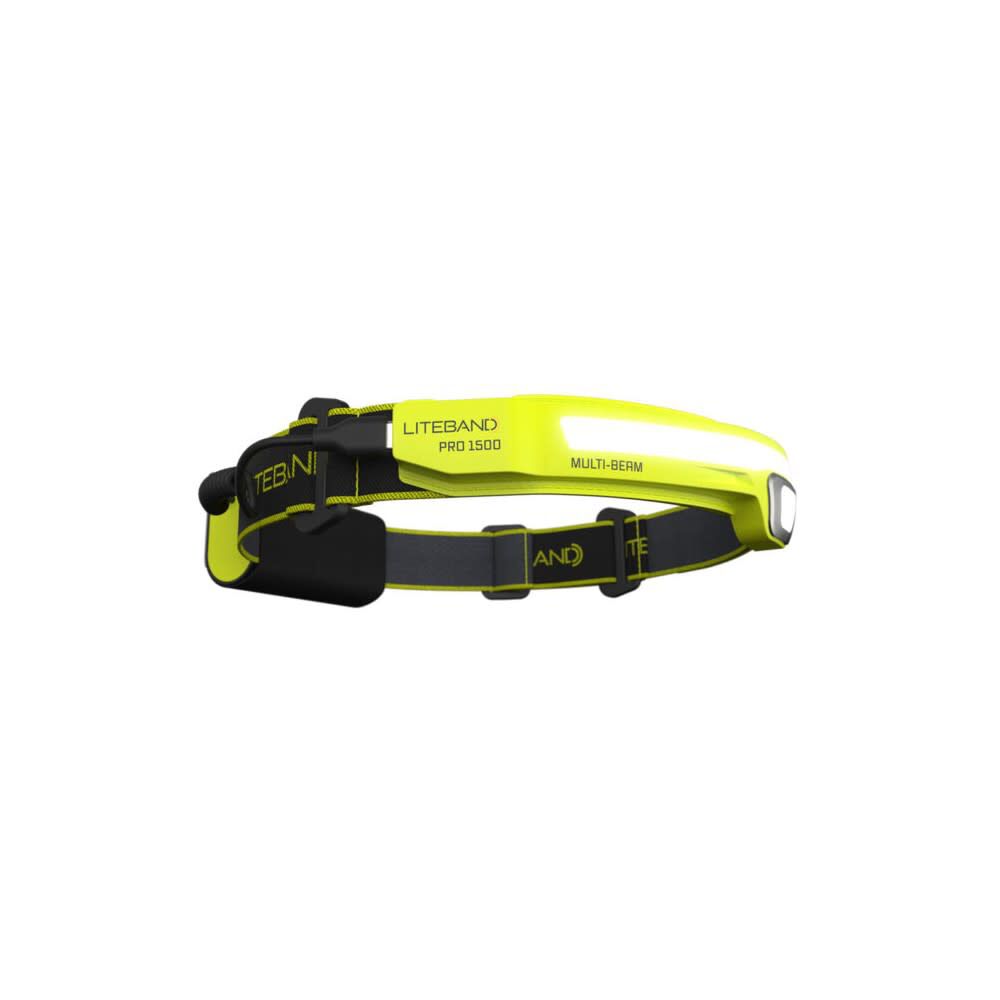 Pro 1500 MB Hi Vis Yellow LED Rechargeable Headlamp LBP1500MB-L34HV