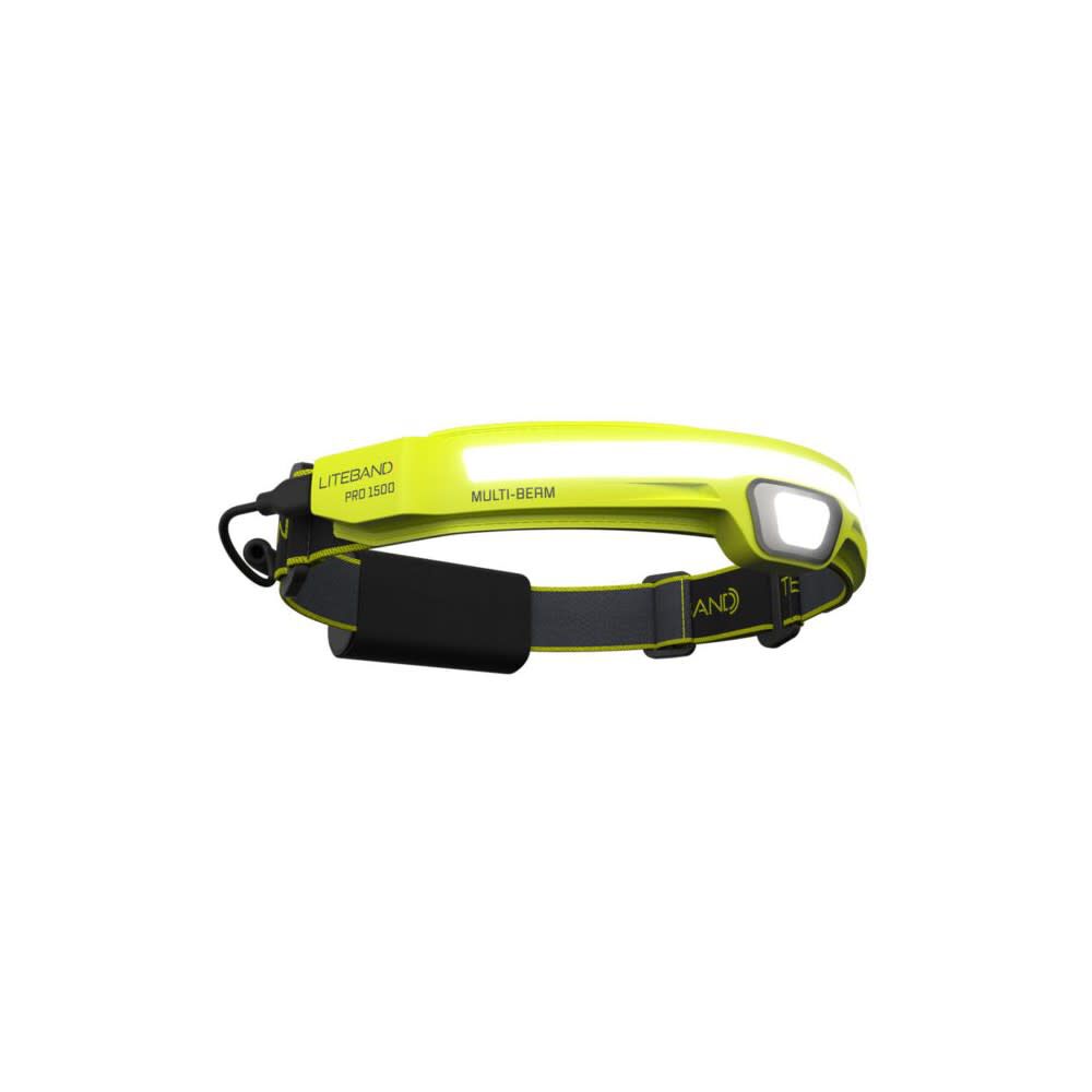 Pro 1500 MB Hi Vis Yellow LED Rechargeable Headlamp LBP1500MB-L34HV