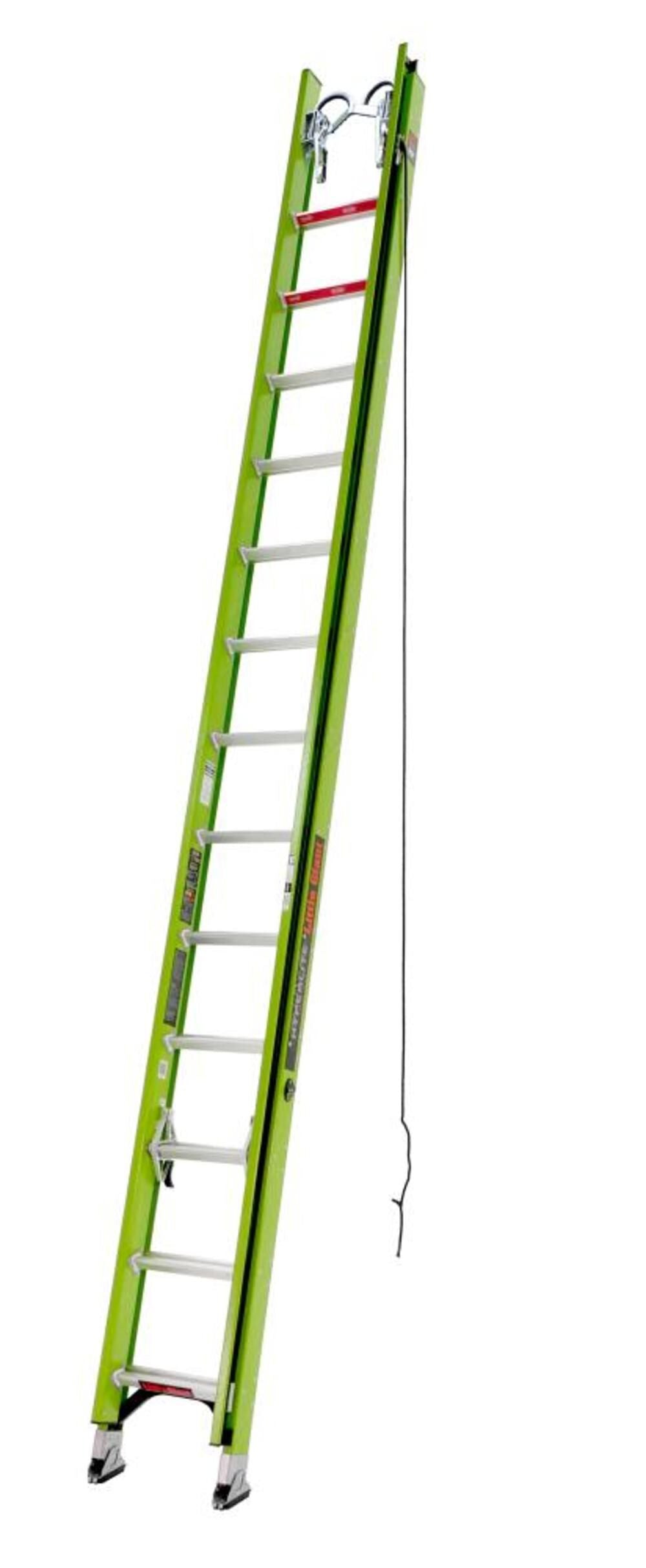 HyperLite 28 Ft. - IAA Fiberglass Extension Ladder with CH V-Rung and Claw 17528