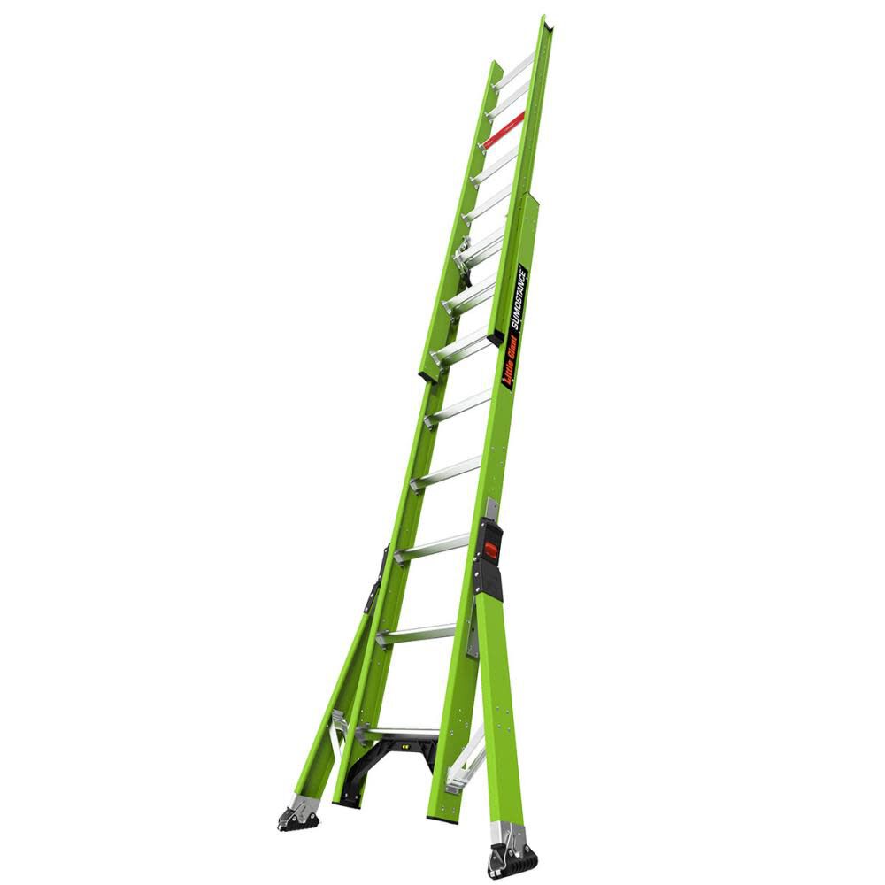 HyperLite SumoStance 16 ft Type IA Fiberglass Extension Ladder 18816