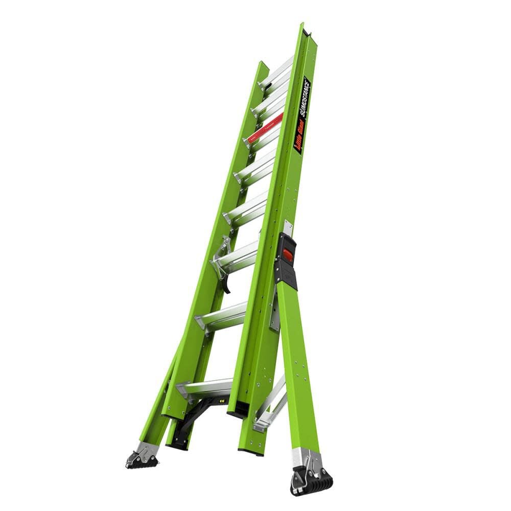 HyperLite SumoStance 16 ft Type IA Fiberglass Extension Ladder 18816