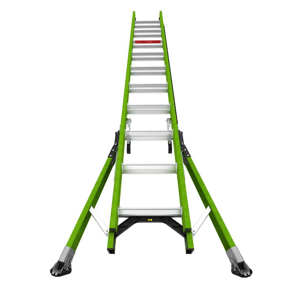 HyperLite SumoStance 20 ft Type IAA Fiberglass Extension Ladder 17220