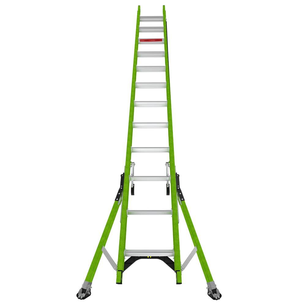 HyperLite SumoStance 24 ft Type IA Fiberglass Extension Ladder 18824