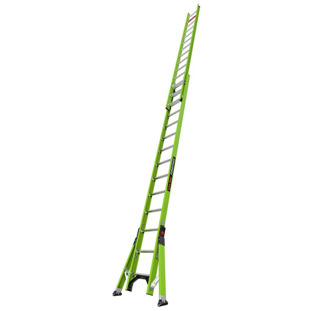 HyperLite SumoStance 28 ft Type IA Fiberglass Extension Ladder 18828