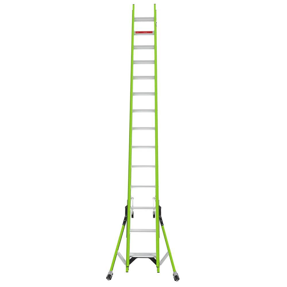 HyperLite SumoStance 28 ft Type IA Fiberglass Extension Ladder 18828