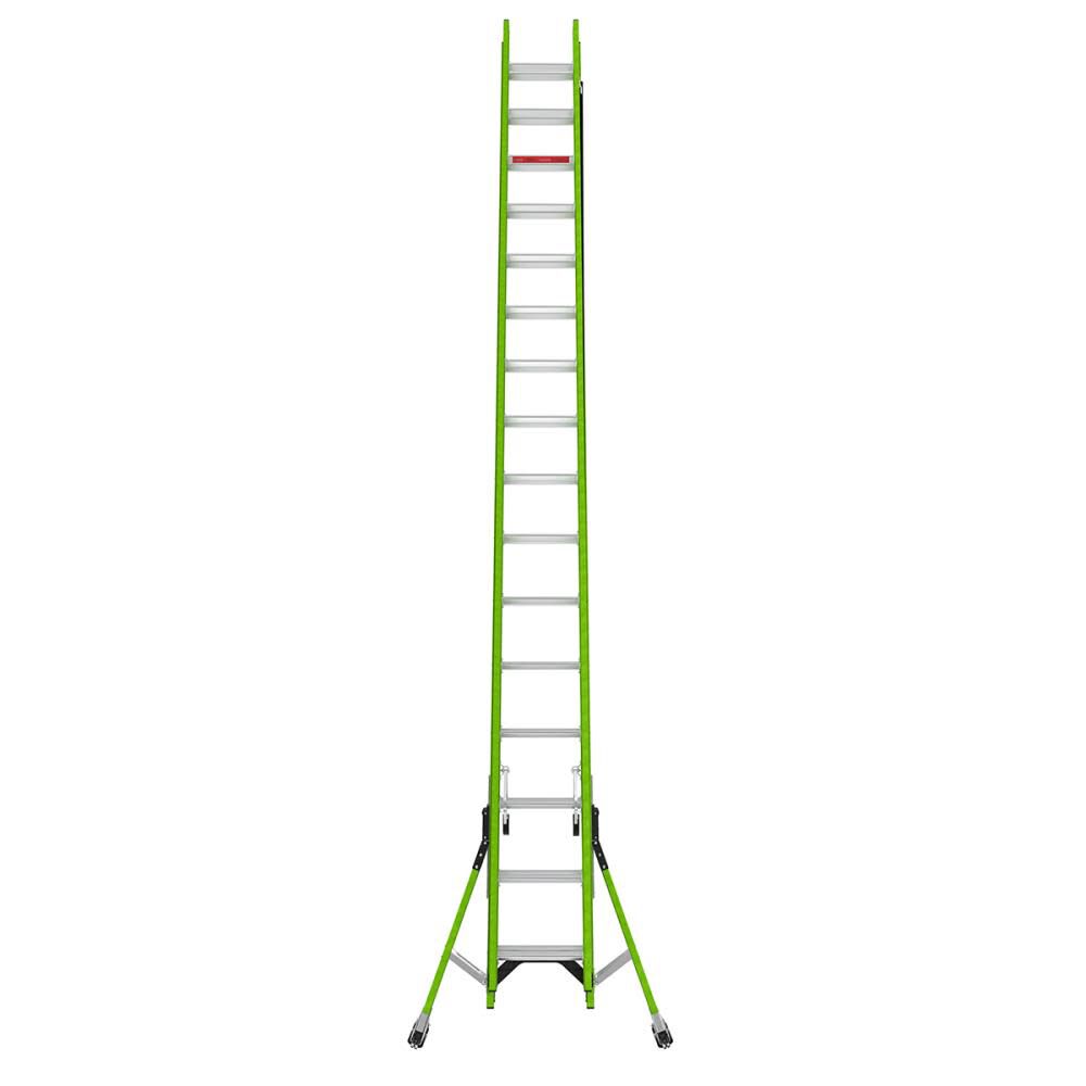 HyperLite SumoStance 32 ft Type IA Fiberglass Extension Ladder 18832