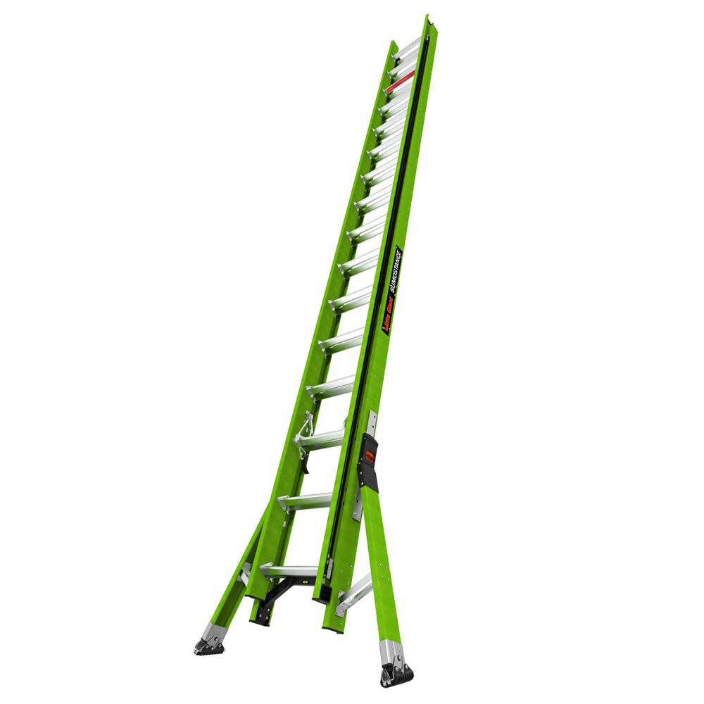 HyperLite SumoStance 32 ft Type IA Fiberglass Extension Ladder 18832