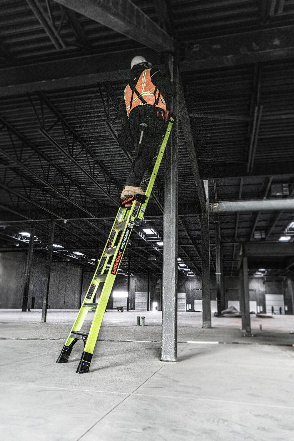 King Kombo 2 13.1-ft Reach Type 1aa- 375-lb Load Capacity Multi-Position Ladder 13906-071