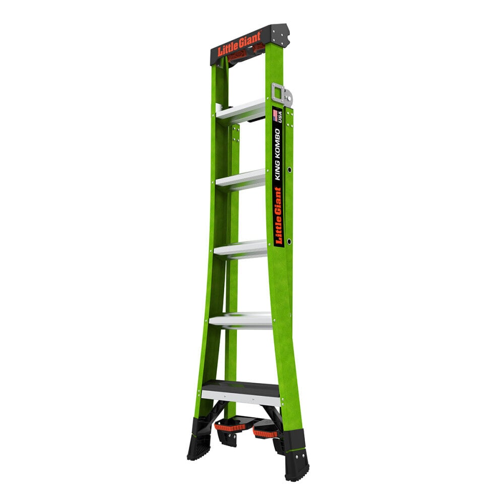 King Kombo 2 13.1-ft Reach Type 1aa- 375-lb Load Capacity Multi-Position Ladder 13906-071