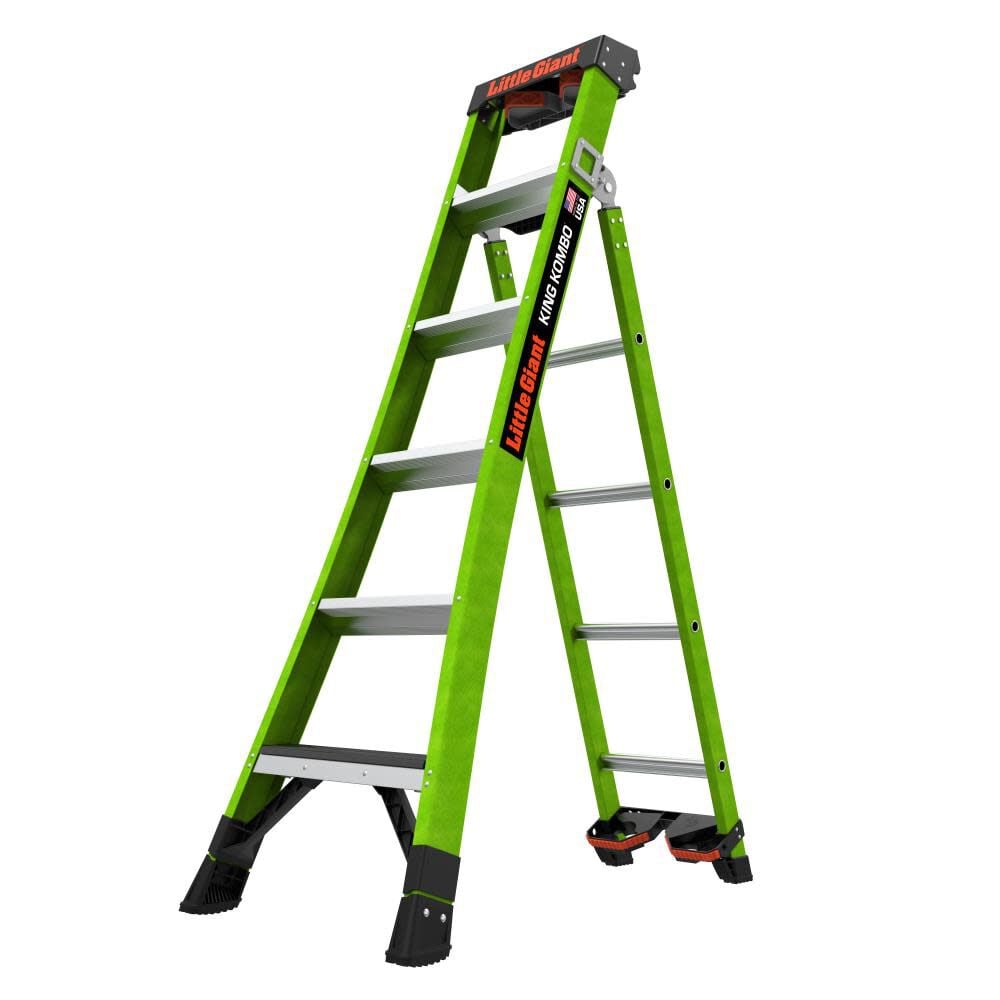 KING KOMBO Ladder Industrial 6' ANSI Type IAA 13906-072