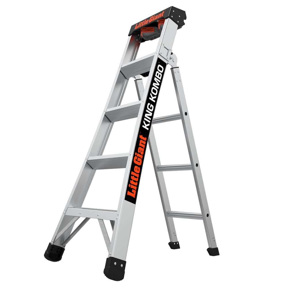 King Kombo Model 5 Aluminum Type 1A Combo Ladder 14905-001