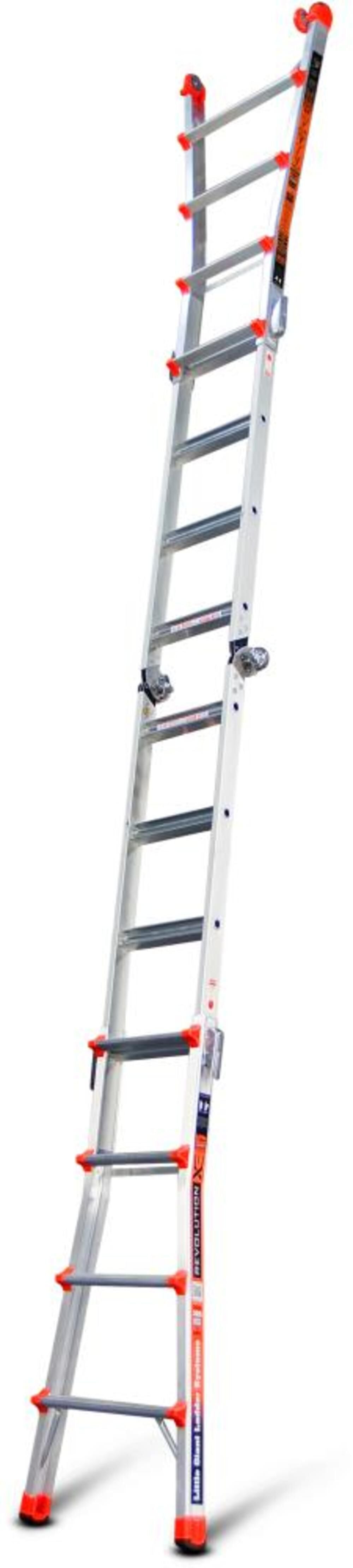 Revolution M17 Aluminum 300 lb Telescoping Type-1A Multi-Position Ladder 12017