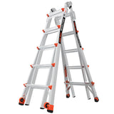 Revolution M22 Aluminum Type-1A 300lb Telescoping Multi-Position Ladder with Ratchet Leg Leveler 12022-801