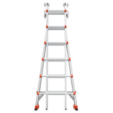 Revolution M26 Aluminum Type-1A Telescoping Multi-Position Ladder with Ratchet Leg Leveler 12026-801